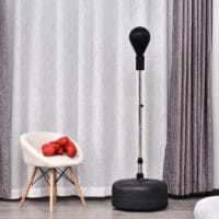 Punchingball Set Standboxsack Stand-Punchingball + Handschuhe