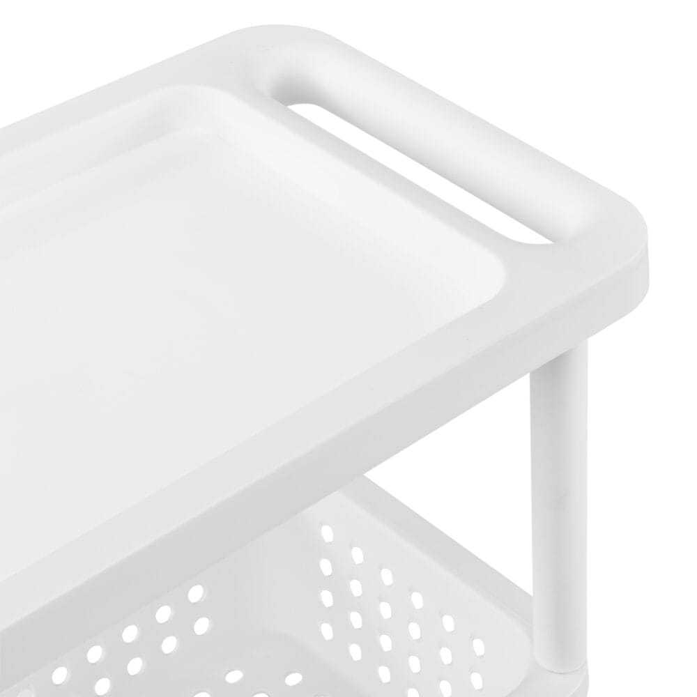 Rollregal 100x22x48cm Rollwagen Weiss