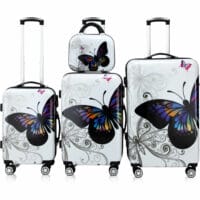 Reisekoffer Butterfly Hartschalenkofferset 4tlg.