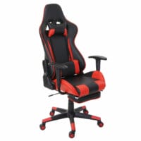 Relax-Bürostuhl  150kg belastbar Gamingstuhl mit Fussstütze