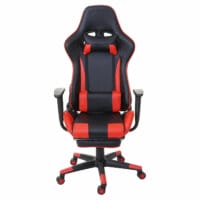 Relax-Bürostuhl  150kg belastbar Gamingstuhl mit Fussstütze