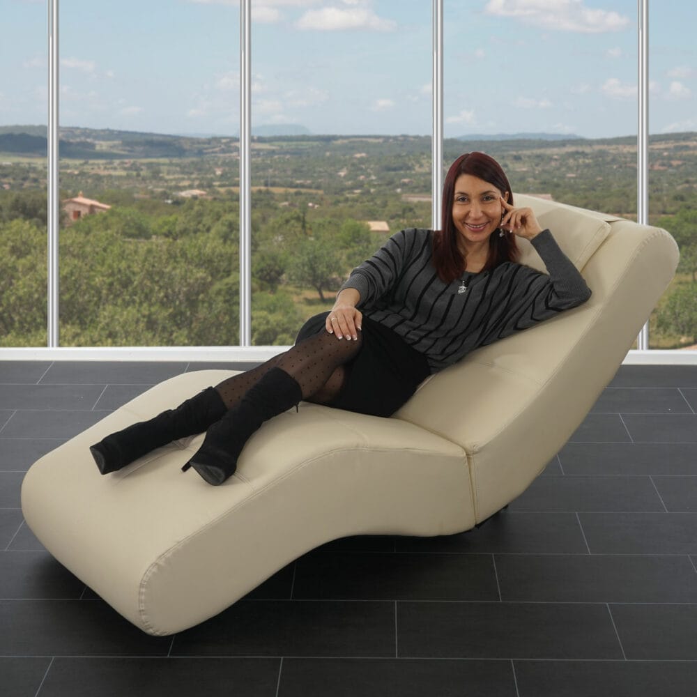Recamiere Chaiselongue ~ creme