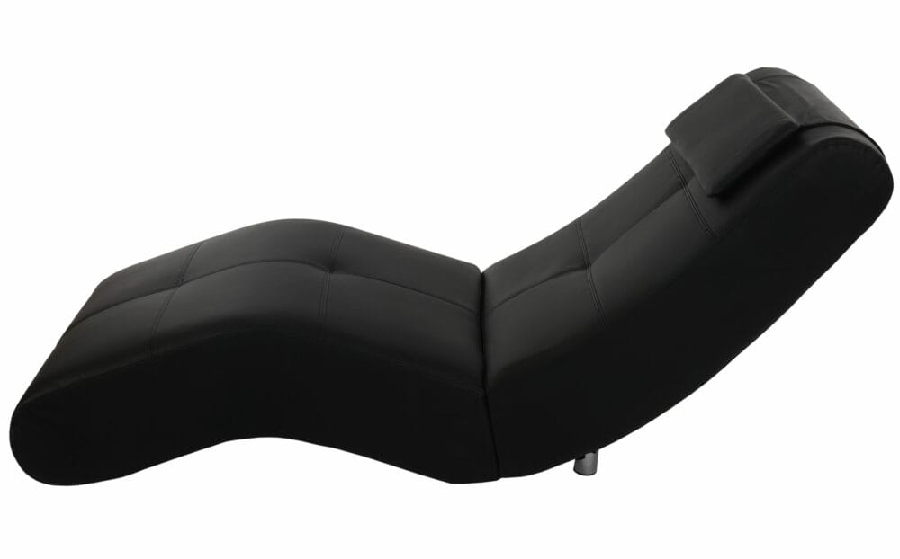 Relaxliege Livorno II Recamiere Chaiselongue ~ schwarz