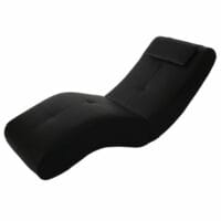Relaxliege Livorno II Recamiere Chaiselongue ~ schwarz