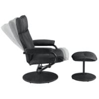 Relaxsessel Lohja 108x79x77 cm verstellbar mit Fusshocker Stoff