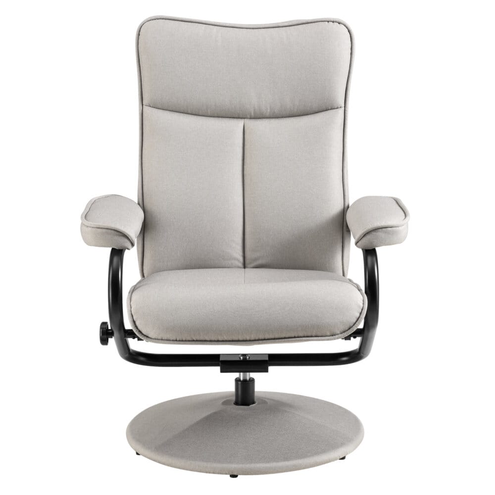 Relaxsessel Lohja 108x79x77 cm verstellbar mit Fusshocker Stoff