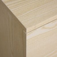 Rollcontainer Aktenschrank abschliessbar 2 Schubladen natur