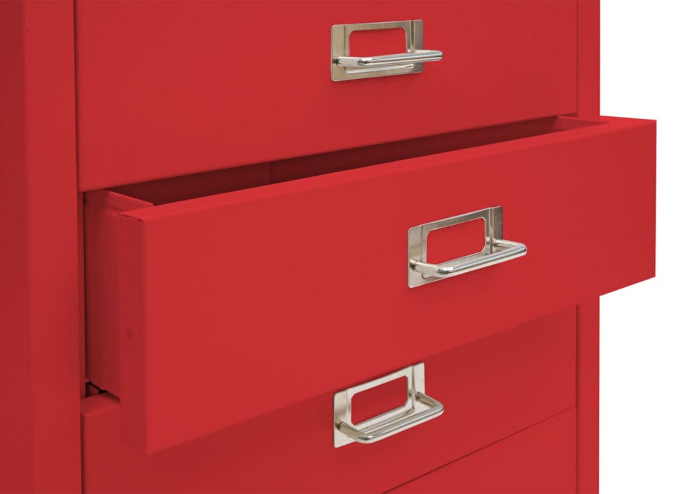Rollcontainer JAM-L49 Aktenschrank Metall 75x40x41cm 5 Schubladen