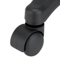 Rollhocker Drehstuhl mit extradicker Polsterung ~ rot