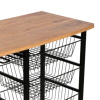 Servierwagen Rønnede Metall Schwarz