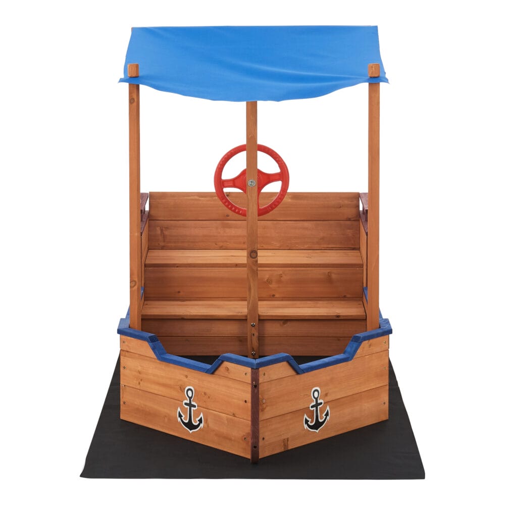 Sandkasten Grömitz Segelschiff 103x160x78cm