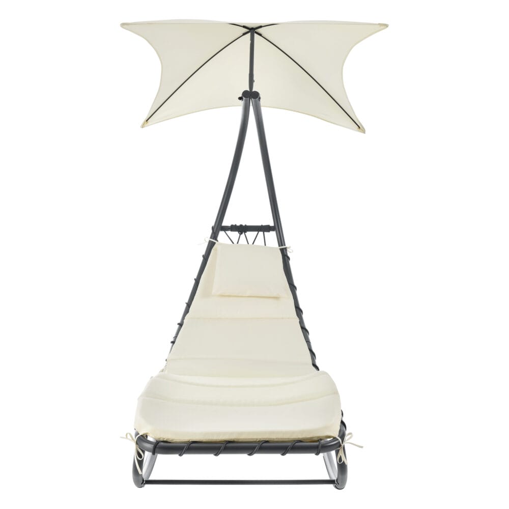 Schaukelliege Lamia mit Dach 160 kg Beige