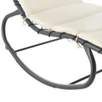 Schaukelliege Lamia mit Dach 160 kg Beige