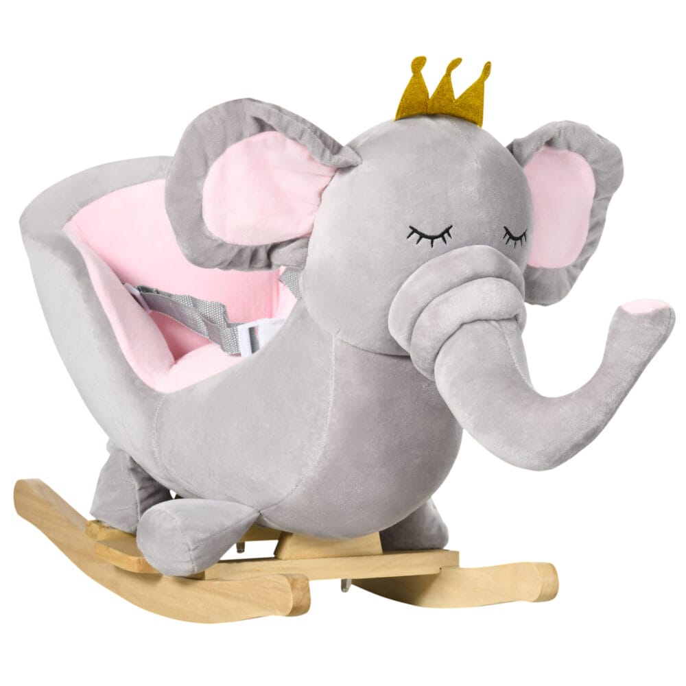 Schaukeltier Elefant mit Sound 60cmx33cmx45cm
