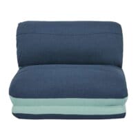 Schlafsessel Schlafsofa Funktionssessel Stoff/Textil blau