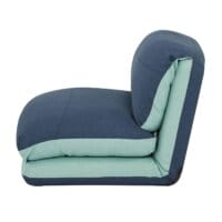 Schlafsessel Schlafsofa Funktionssessel Stoff/Textil blau