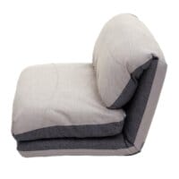 Schlafsessel Schlafsofa Funktionssessel Stoff/Textil grau