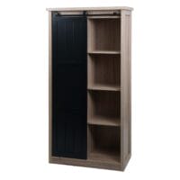 Schrank JAM-K75 Kommode Highboard Schiebetüre 163x76x38cm