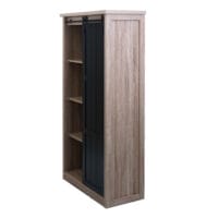 Schrank JAM-K75 Kommode Highboard Schiebetüre 163x76x38cm