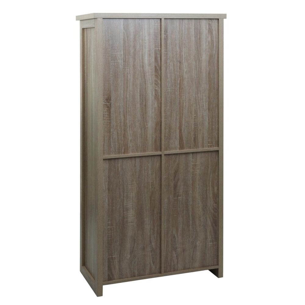 Schrank JAM-K75 Kommode Highboard Schiebetüre 163x76x38cm