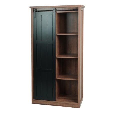 Schrank JAM-K75 Kommode Highboard Schiebetüre 163x76x38cm