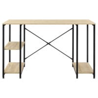 Schreibtisch Aarhus 75x120x60 cm mit 3 Ablagen