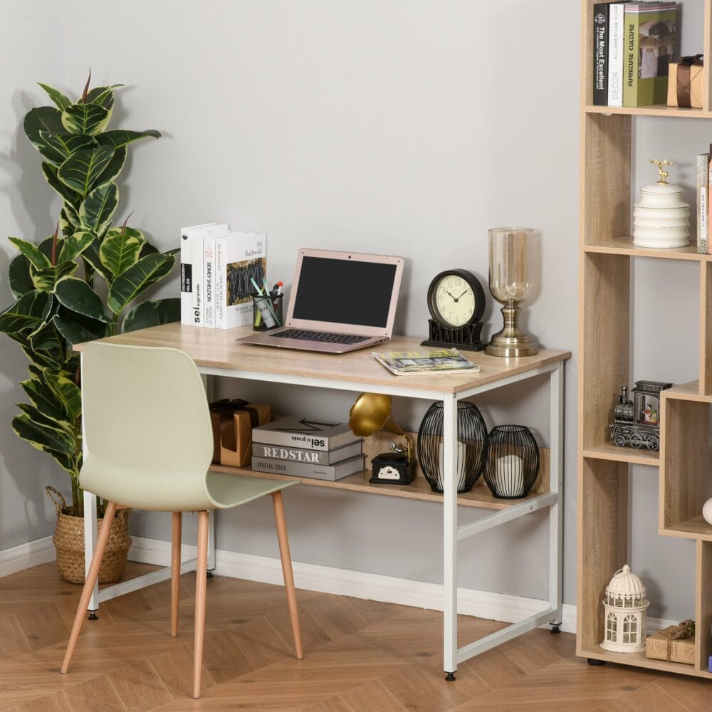 Schreibtisch Bürotisch mit Ablage 120x60x75cm