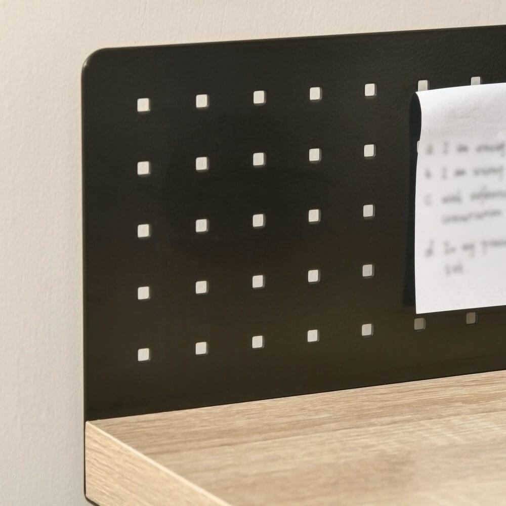 Schreibtisch Bürotisch mit Stecktafel Kabelmanagement-Loch 110x48x90cm