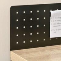 Schreibtisch Bürotisch mit Stecktafel Kabelmanagement-Loch 110x48x90cm
