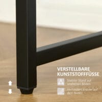 Schreibtisch Industriell mit 2 Schubladen 140x50x110cm