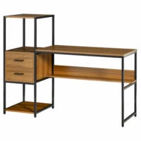 Schreibtisch Industriell mit 2 Schubladen 140x50x110cm