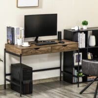 Schreibtisch Industriestil mit Schubladen 110x55x75cm