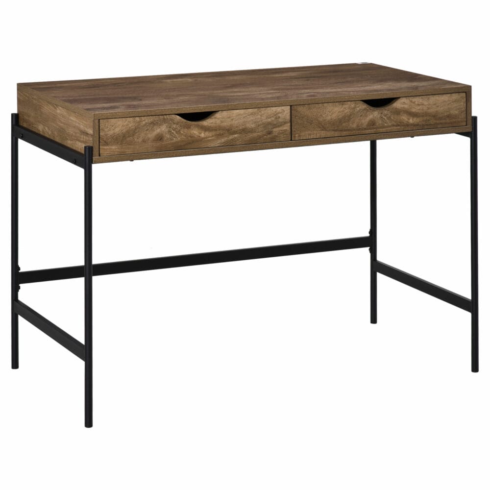 Schreibtisch Industriestil mit Schubladen 110x55x75cm