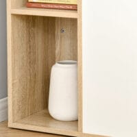 Schreibtisch mit Bücherregal Computertisch 115x 55x75cm