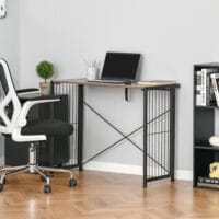 Schreibtisch mit Metallrahmen 90x45x74cm