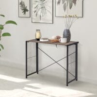 Schreibtisch mit Metallrahmen 90x45x74cm