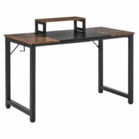 Schreibtisch mit Monitorerhöhung Rustikal 120x60x73.5cm