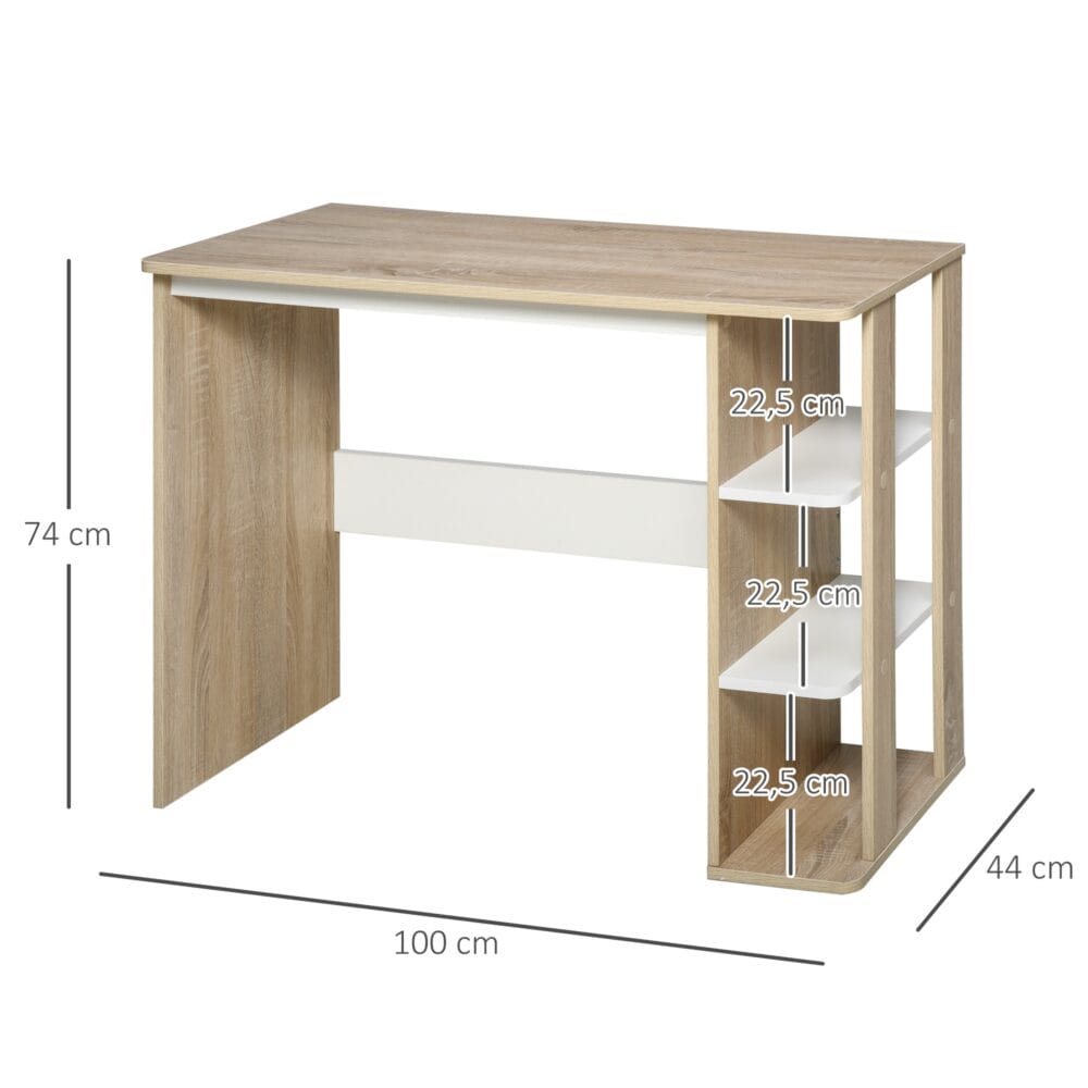 Schreibtisch mit Regal 100x44x74cm