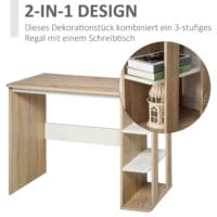 Schreibtisch mit Regal 100x44x74cm