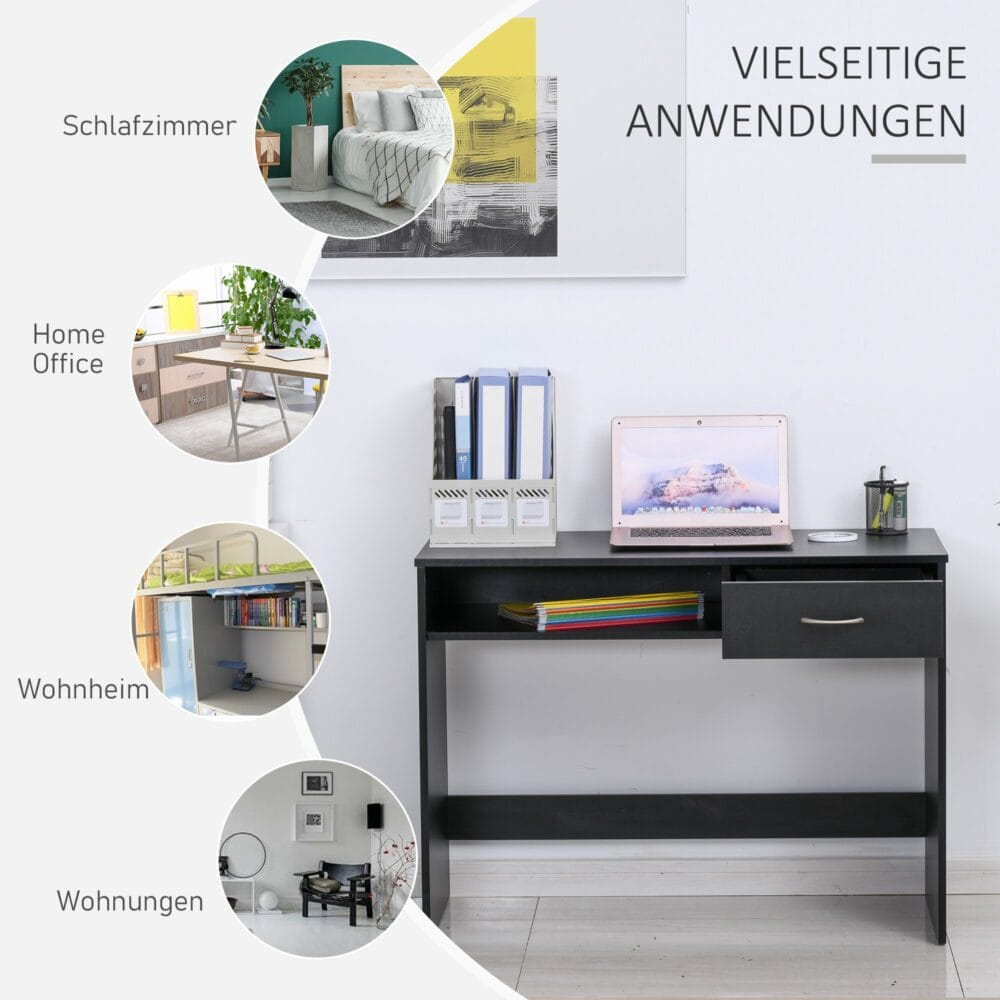 Schreibtisch mit und Schublade