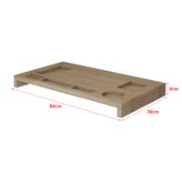 Monitorständer Ringsted 5x54x30cm Buche