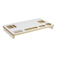 Monitorständer Tjele 5x54x30cm Weiss