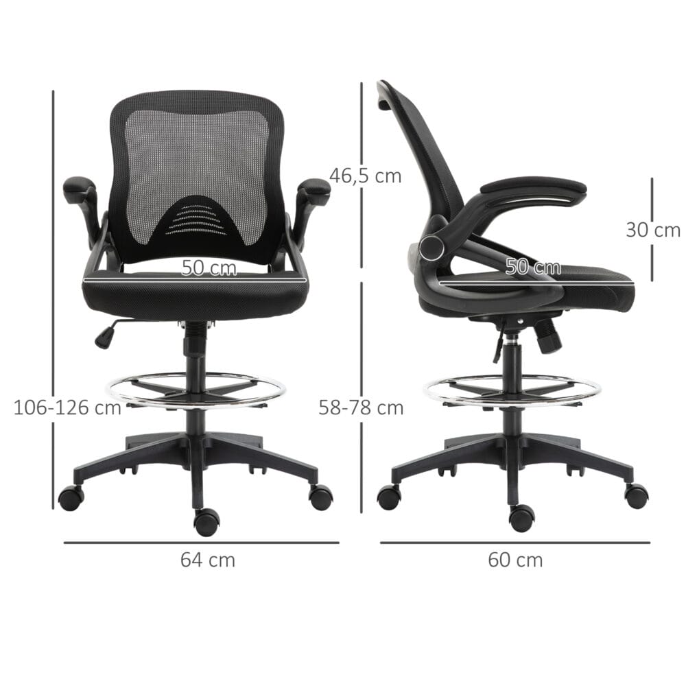 Schreibtischstuhl ergonomischer Bürostuhl Drehstuhl 360° Mesh