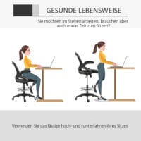 Schreibtischstuhl ergonomischer Bürostuhl Drehstuhl 360° Mesh