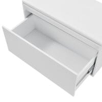 Sitzbank Degerfors 80x39x45cm mit Schublade Weiss