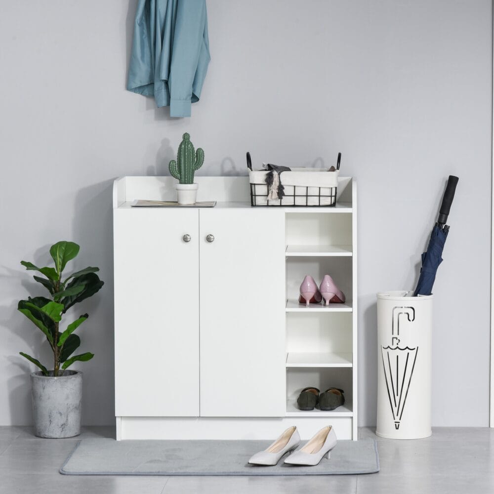Schuhschrank Schuhregal Kommode weiss
