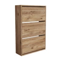 Schuhschrank Aurskog 110x73.5x24cm Eiche