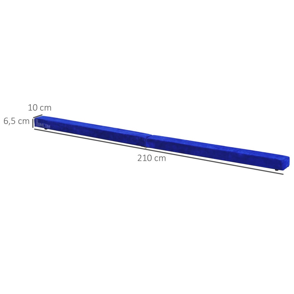 Schwebebalken 210cm Turnbalken faltbar Blau