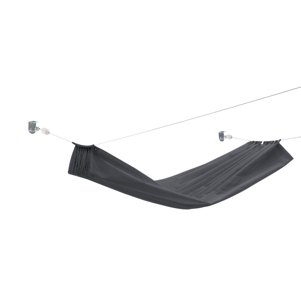 Seilspannmarkise Braga 140x420cm Dunkelgrau