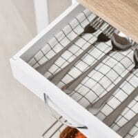 Servierwagen Küchenwagen Kücheninsel mit Ablage